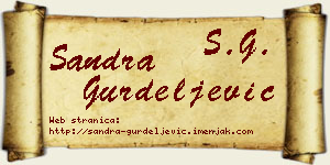 Sandra Gurdeljević vizit kartica